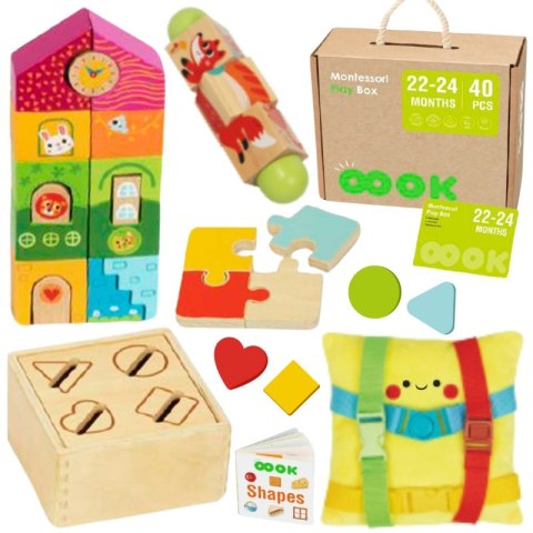 TOOKY TOY Box Pudełko XXL Montessori Edukacyjne 7w1 Sensoryczne 22-24 Mies TOOKY TOY Box Pudełko XXL Montessori Edukacyjne 7w1 Sensoryczne 22-24 Mies