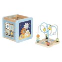 TOOKY TOY Drewniana Kostka Aktywności Kosmos Sorter Labirynt TOOKY TOY Drewniana Kostka Aktywności Kosmos Sorter Labirynt