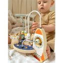 TOOKY TOY Drewniana Rakieta Pętla Motoryczna Labirynt TOOKY TOY Drewniana Rakieta Pętla Motoryczna Labirynt