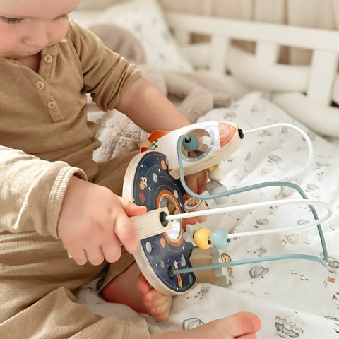 TOOKY TOY Drewniana Rakieta Pętla Motoryczna Labirynt TOOKY TOY Drewniana Rakieta Pętla Motoryczna Labirynt