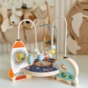TOOKY TOY Drewniana Rakieta Pętla Motoryczna Labirynt TOOKY TOY Drewniana Rakieta Pętla Motoryczna Labirynt