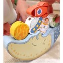 TOOKY TOY Kosmiczny Śpiący Księżyc Balansująca Układanka Drewniana Nawlekanka Montessori Kosmos TOOKY TOY Kosmiczny Śpiący Księżyc Balansująca Układanka Drewniana Nawlekanka Montessori Kosmos