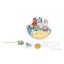TOOKY TOY Kosmiczny Śpiący Księżyc Balansująca Układanka Drewniana Nawlekanka Montessori Kosmos TOOKY TOY Kosmiczny Śpiący Księżyc Balansująca Układanka Drewniana Nawlekanka Montessori Kosmos