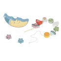 TOOKY TOY Kosmiczny Śpiący Księżyc Balansująca Układanka Drewniana Nawlekanka Montessori Kosmos TOOKY TOY Kosmiczny Śpiący Księżyc Balansująca Układanka Drewniana Nawlekanka Montessori Kosmos