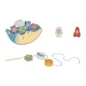 TOOKY TOY Kosmiczny Śpiący Księżyc Balansująca Układanka Drewniana Nawlekanka Montessori Kosmos TOOKY TOY Kosmiczny Śpiący Księżyc Balansująca Układanka Drewniana Nawlekanka Montessori Kosmos