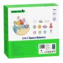 TOOKY TOY Kosmiczny Śpiący Księżyc Balansująca Układanka Drewniana Nawlekanka Montessori Kosmos TOOKY TOY Kosmiczny Śpiący Księżyc Balansująca Układanka Drewniana Nawlekanka Montessori Kosmos
