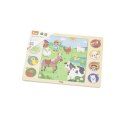 VIGA Drewniane Puzzle Odgadnij Po Cieniu - Farma Układanka 17 el. VIGA Drewniane Puzzle Odgadnij Po Cieniu - Farma Układanka 17 el.