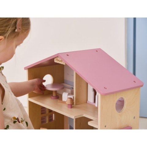 VIGA PolarB Duży Drewniany Domek dla Lalek 17 el. VIGA PolarB Duży Drewniany Domek dla Lalek 17 el.