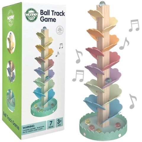 WOOPIE GREEN Drewniany Kulodrom Muzyczne Drzewko Tęczowe Montessori FSC WOOPIE GREEN Drewniany Kulodrom Muzyczne Drzewko Tęczowe Montessori FSC