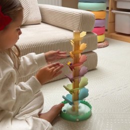 WOOPIE GREEN Drewniany Kulodrom Muzyczne Drzewko Tęczowe Montessori FSC