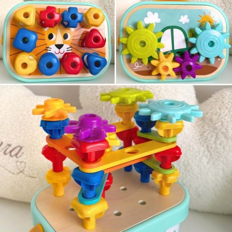 WOOPIE GREEN Konstrukcyjny BOX Motoryczny Montessori 12w1 FSC WOOPIE GREEN Konstrukcyjny BOX Motoryczny Montessori 12w1 FSC
