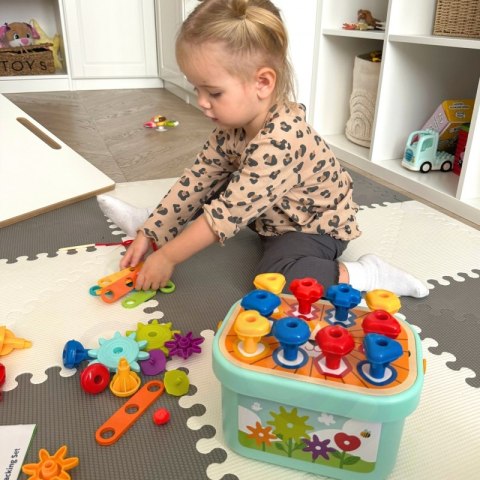 WOOPIE GREEN Konstrukcyjny BOX Motoryczny Montessori 12w1 FSC WOOPIE GREEN Konstrukcyjny BOX Motoryczny Montessori 12w1 FSC
