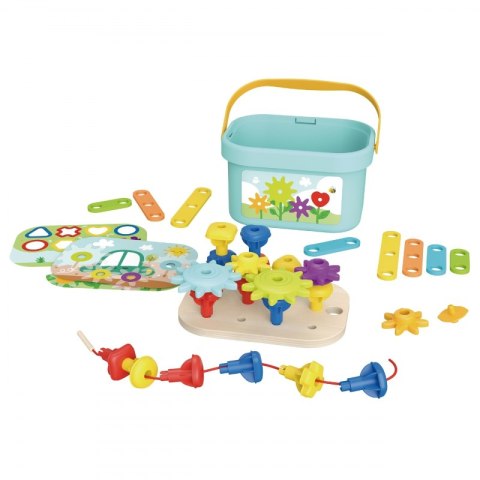 WOOPIE GREEN Konstrukcyjny BOX Motoryczny Montessori 12w1 FSC WOOPIE GREEN Konstrukcyjny BOX Motoryczny Montessori 12w1 FSC