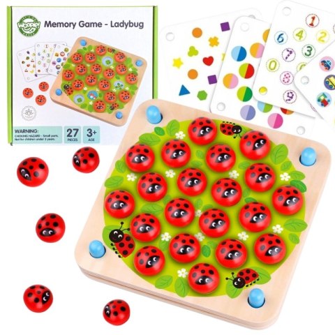 WOOPIE GREEN Memory Drewniana Gra Pamięciowa Edukacyjna Układanka Biedronka WOOPIE GREEN Memory Drewniana Gra Pamięciowa Edukacyjna Układanka Biedronka