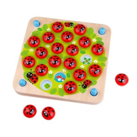 WOOPIE GREEN Memory Drewniana Gra Pamięciowa Edukacyjna Układanka Biedronka WOOPIE GREEN Memory Drewniana Gra Pamięciowa Edukacyjna Układanka Biedronka