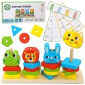 WOOPIE GREEN Układanka Montessori Piramidka Zwierzątka 27 el. FSC WOOPIE GREEN Układanka Montessori Piramidka Zwierzątka 27 el. FSC