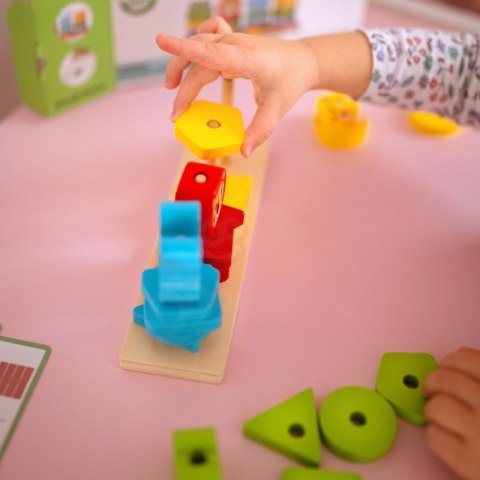 WOOPIE GREEN Układanka Montessori Piramidka Zwierzątka 27 el. FSC WOOPIE GREEN Układanka Montessori Piramidka Zwierzątka 27 el. FSC