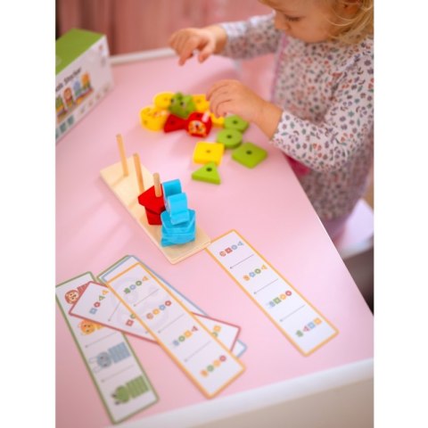 WOOPIE GREEN Układanka Montessori Piramidka Zwierzątka 27 el. FSC WOOPIE GREEN Układanka Montessori Piramidka Zwierzątka 27 el. FSC