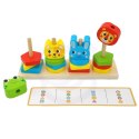 WOOPIE GREEN Układanka Montessori Piramidka Zwierzątka 27 el. FSC WOOPIE GREEN Układanka Montessori Piramidka Zwierzątka 27 el. FSC