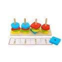WOOPIE GREEN Układanka Montessori Piramidka Zwierzątka 27 el. FSC WOOPIE GREEN Układanka Montessori Piramidka Zwierzątka 27 el. FSC