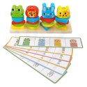 WOOPIE GREEN Układanka Montessori Piramidka Zwierzątka 27 el. FSC WOOPIE GREEN Układanka Montessori Piramidka Zwierzątka 27 el. FSC