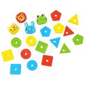 WOOPIE GREEN Układanka Montessori Piramidka Zwierzątka 27 el. FSC WOOPIE GREEN Układanka Montessori Piramidka Zwierzątka 27 el. FSC