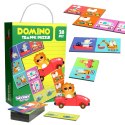 WOOPIE Gra Edukacyjna Transport Zwierzęta Puzzle Domino Montessori WOOPIE Gra Edukacyjna Transport Zwierzęta Puzzle Domino Montessori