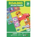 WOOPIE Gra Edukacyjna Transport Zwierzęta Puzzle Domino Montessori WOOPIE Gra Edukacyjna Transport Zwierzęta Puzzle Domino Montessori