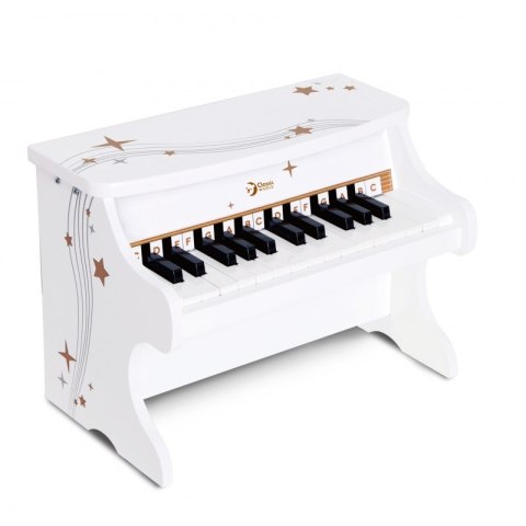 CLASSIC WORLD Drewniane Pianino dla Dzieci + Książeczka do Nauki CLASSIC WORLD Drewniane Pianino dla Dzieci + Książeczka do Nauki