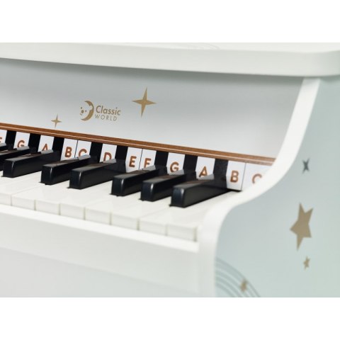 CLASSIC WORLD Drewniane Pianino dla Dzieci + Książeczka do Nauki CLASSIC WORLD Drewniane Pianino dla Dzieci + Książeczka do Nauki