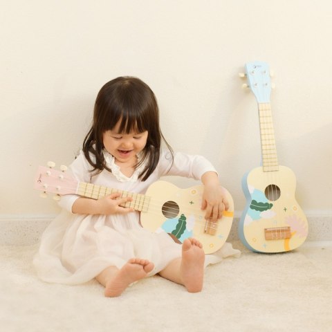 CLASSIC WORLD Drewniane Ukulele Gitara dla Dzieci Niebieskie CLASSIC WORLD Drewniane Ukulele Gitara dla Dzieci Niebieskie