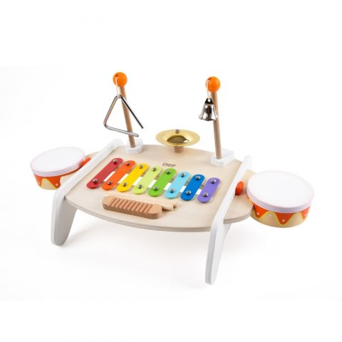 CLASSIC WORLD Zestaw Instrumenty Muzyczne dla Dzieci Ksylofon Tarka Cymbałki Bębenki Talerz Pałeczki Trójkąt Dzwonek 9 el. CLASSIC WORLD Zestaw Instrumenty Muzyczne dla Dzieci Ksylofon Tarka Cymbałki Bębenki Talerz Pałeczki Trójkąt Dzwonek 9 el.