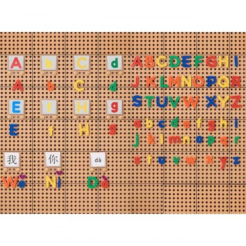MASTERKIDZ Alfabet Zestaw Liter (Dużych i Małych) do Paneli Ściennych STEM 122 el. MASTERKIDZ Alfabet Zestaw Liter (Dużych i Małych) do Paneli Ściennych STEM 122 el.