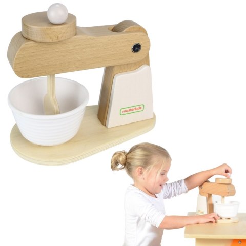 MASTERKIDZ Drewniany Mikser Do Kuchni Dla Dzieci MASTERKIDZ Drewniany Mikser Do Kuchni Dla Dzieci