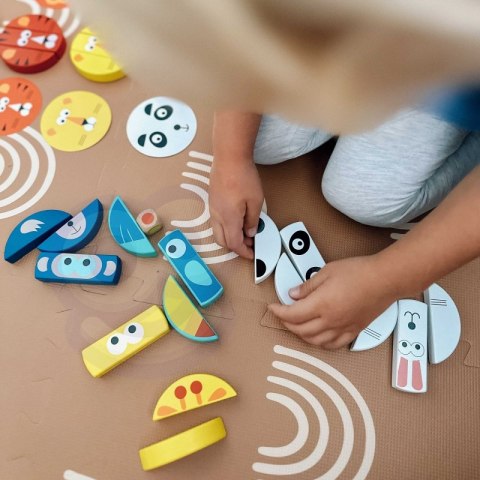 TOOKY TOY Gra Zręcznościowa Klocki Zwierzęta Certyfikat FSC TOOKY TOY Gra Zręcznościowa Klocki Zwierzęta Certyfikat FSC