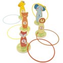 TOOKY TOY Rzut do Celu Drewniana Gra Zręcznościowa Obręcze 15 el. TOOKY TOY Rzut do Celu Drewniana Gra Zręcznościowa Obręcze 15 el.