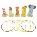 TOOKY TOY Rzut do Celu Drewniana Gra Zręcznościowa Obręcze 15 el. TOOKY TOY Rzut do Celu Drewniana Gra Zręcznościowa Obręcze 15 el.