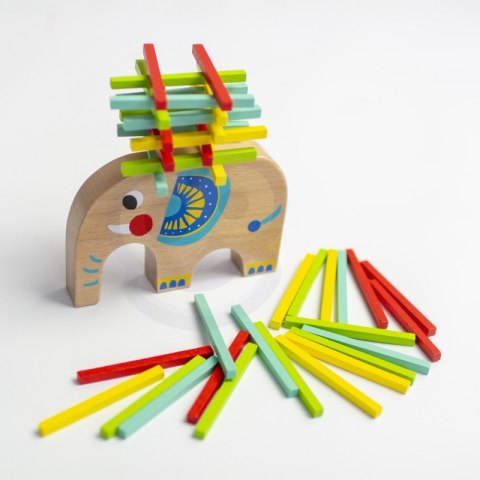 TOOKY TOY Zestaw Gier Zręcznościowych Bierki Bączek JoJo Słonik 46 el. TOOKY TOY Zestaw Gier Zręcznościowych Bierki Bączek JoJo Słonik 46 el.