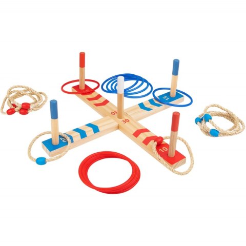 Tooky Toy Drewniana Gra Fun Serso Zręcznościowa Ring Cross Tooky Toy Drewniana Gra Fun Serso Zręcznościowa Ring Cross