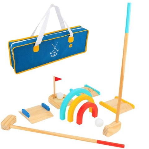 Tooky Toy Drewniany Zestaw do Gry w Golfa dla 2 Osób 13 el. Tooky Toy Drewniany Zestaw do Gry w Golfa dla 2 Osób 13 el.