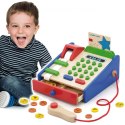 VIGA Drewniana Kasa sklepowa z akcesoriami Skaner Montessori VIGA Drewniana Kasa sklepowa z akcesoriami Skaner Montessori