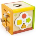 VIGA Drewniana Kostka Edukacyjna 5w1 VIGA Drewniana Kostka Edukacyjna 5w1