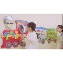 VIGA Drewniana Tablica Sensoryczna-Manipulacyjna EDU Pociąg VIGA Drewniana Tablica Sensoryczna-Manipulacyjna EDU Pociąg
