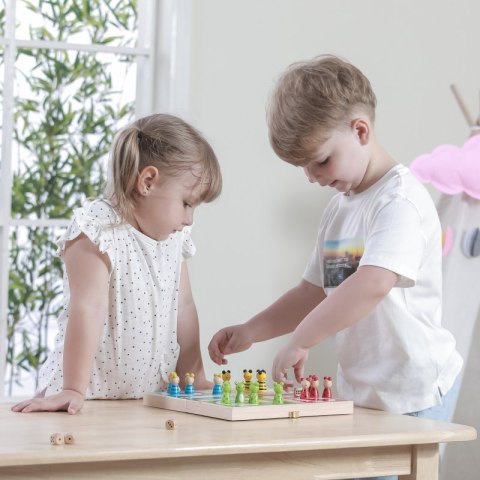 VIGA Drewniana gra Ludo Chińczyk VIGA Drewniana gra Ludo Chińczyk