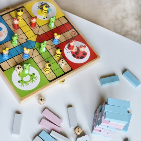 VIGA Drewniana gra Ludo Chińczyk VIGA Drewniana gra Ludo Chińczyk