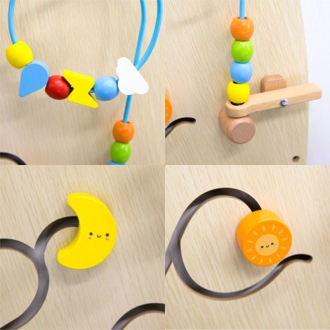 VIGA Tablica Manipulacyjna Ścienna Łuk Montessori VIGA Tablica Manipulacyjna Ścienna Łuk Montessori