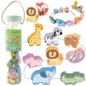 WOOPIE GREEN Drewniana Nawlekanka Klocki Przeplatanka ZOO Montessori 13 el. WOOPIE GREEN Drewniana Nawlekanka Klocki Przeplatanka ZOO Montessori 13 el.