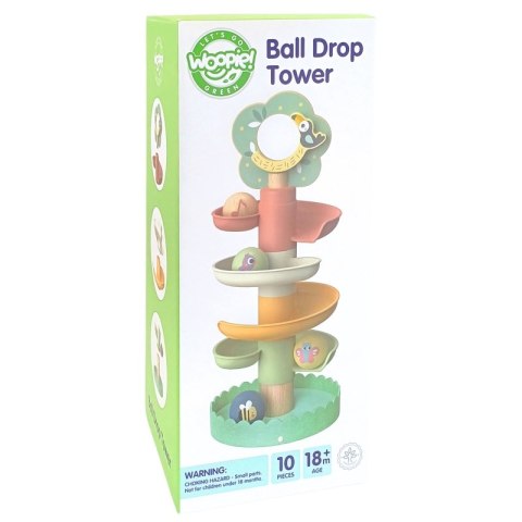 WOOPIE GREEN Drewniany Kulodrom Tor Kulkowy 6EL Sensoryczne Edukacyjny WOOPIE GREEN Drewniany Kulodrom Tor Kulkowy 6EL Sensoryczne Edukacyjny