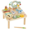 WOOPIE GREEN Drewniany Stolik Edukacyjny Muzyczny Labirynt Sensoryczny 5W1 WOOPIE GREEN Drewniany Stolik Edukacyjny Muzyczny Labirynt Sensoryczny 5W1