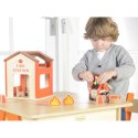 MASTERKIDZ Mini Remiza Strażacka Drewniany Zestaw MASTERKIDZ Mini Remiza Strażacka Drewniany Zestaw